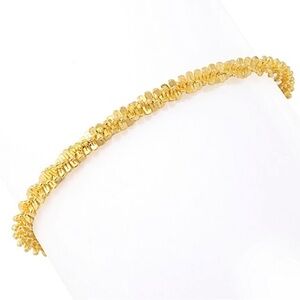 Gold plated Margherita Chain Bracelet with lobster clasp